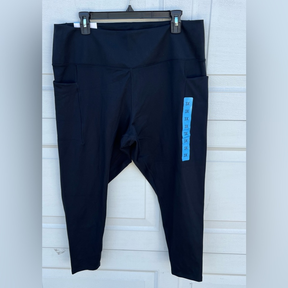 Women's Dan skin black leggings plus 3X